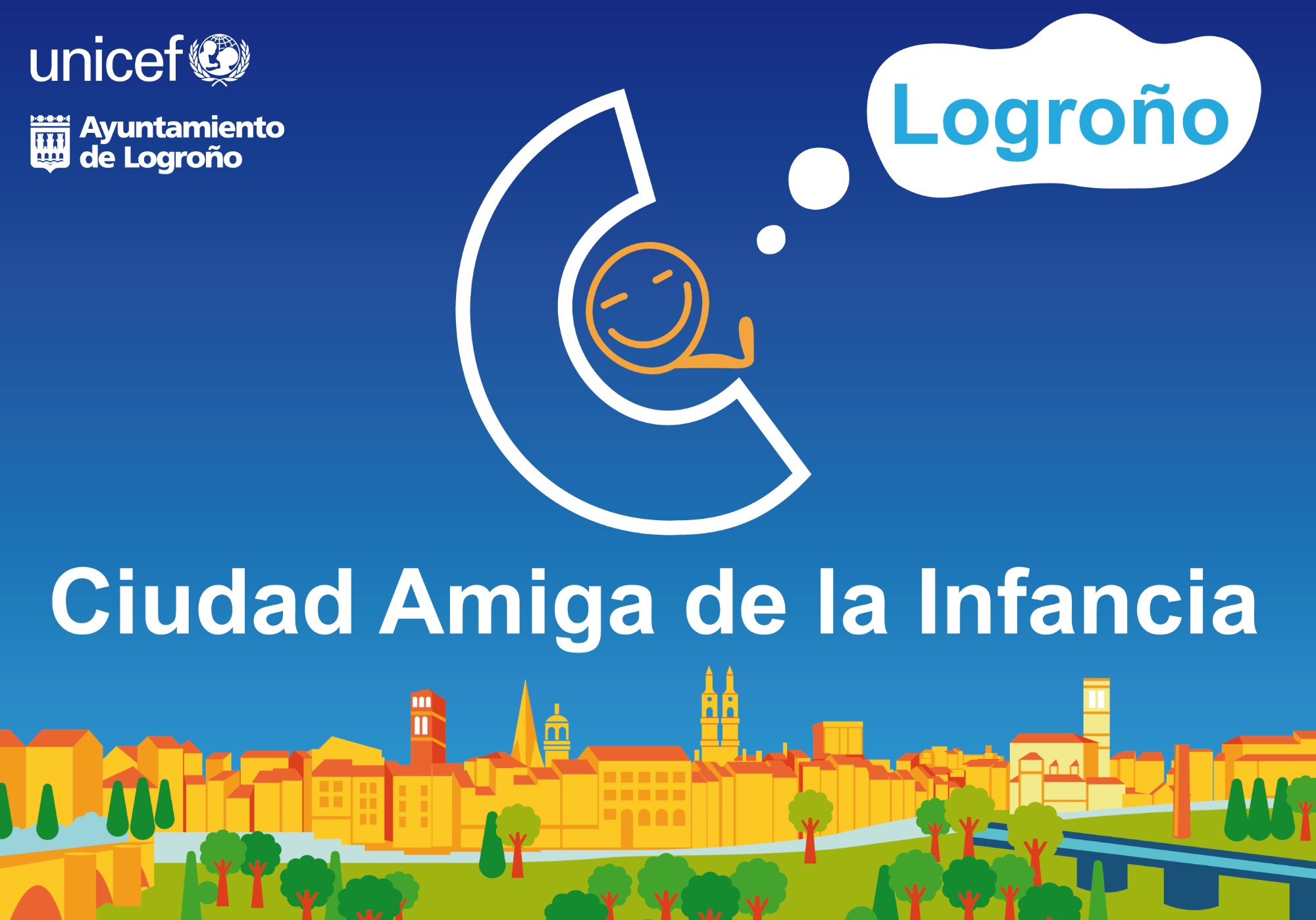 Cartel Logroño Ciudad Amiga de la Infancia