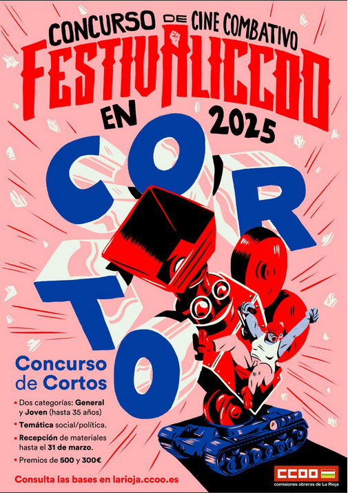 Imagen Concurso de cortometrajes “FestivaliCCOO en Corto 2025”