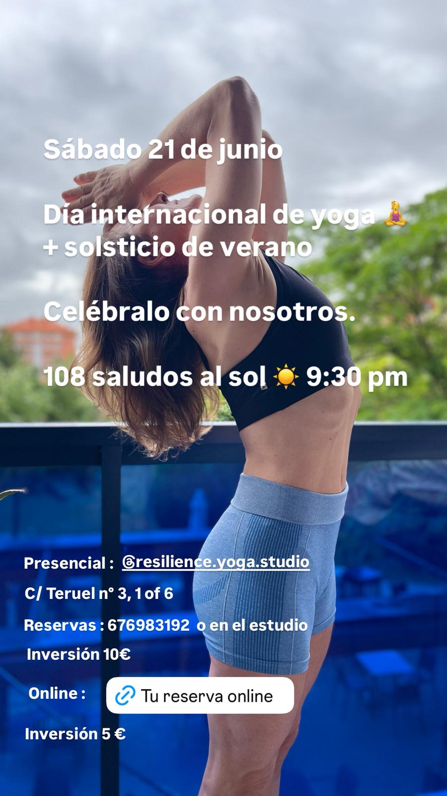 Día Internacional de Yoga + Solsticio de Verano