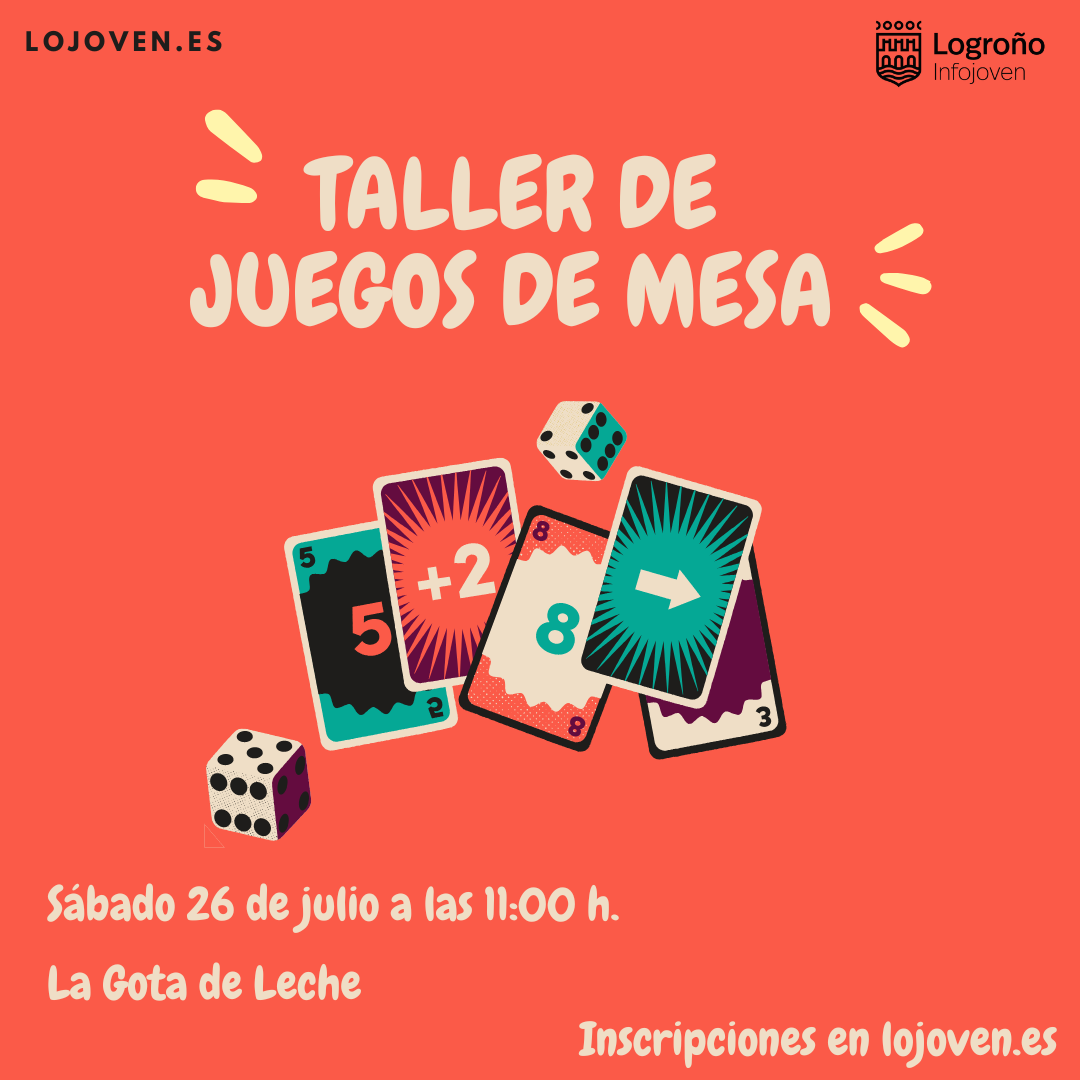 Taller juegos de mesa modernos julio