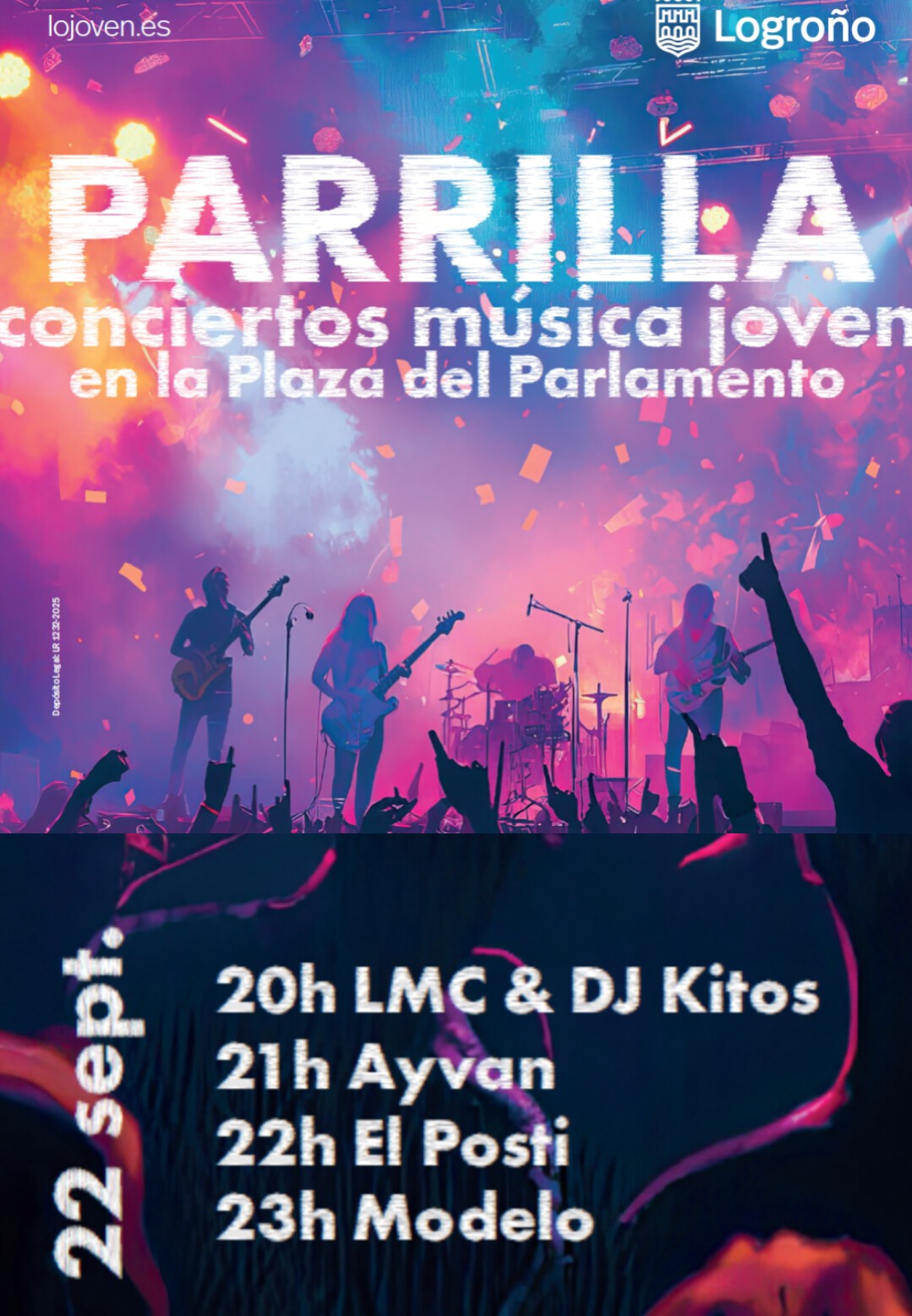 Conciertos Parrilla 22 de septiembre
