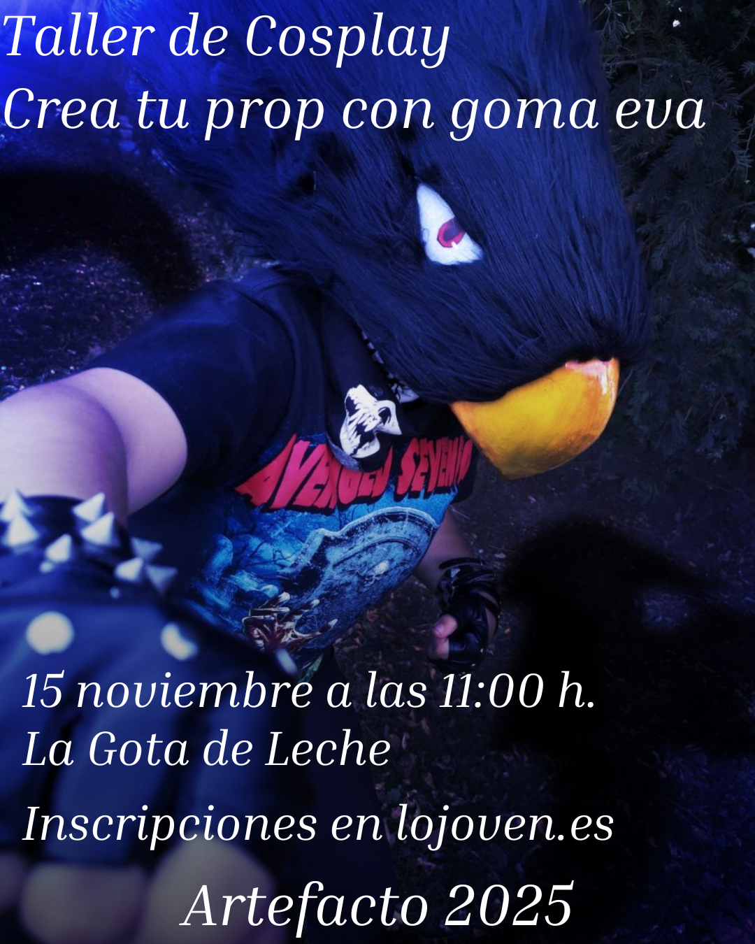 Taller de cosplay “Crea tu prop con goma eva”