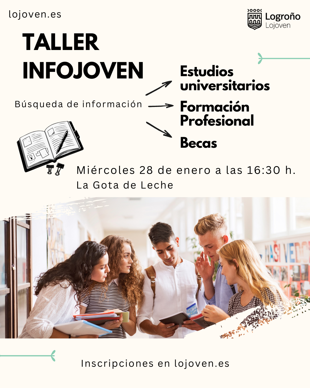 Taller “Búsqueda de Información de Estudios Universitarios y de Formación Profesional”