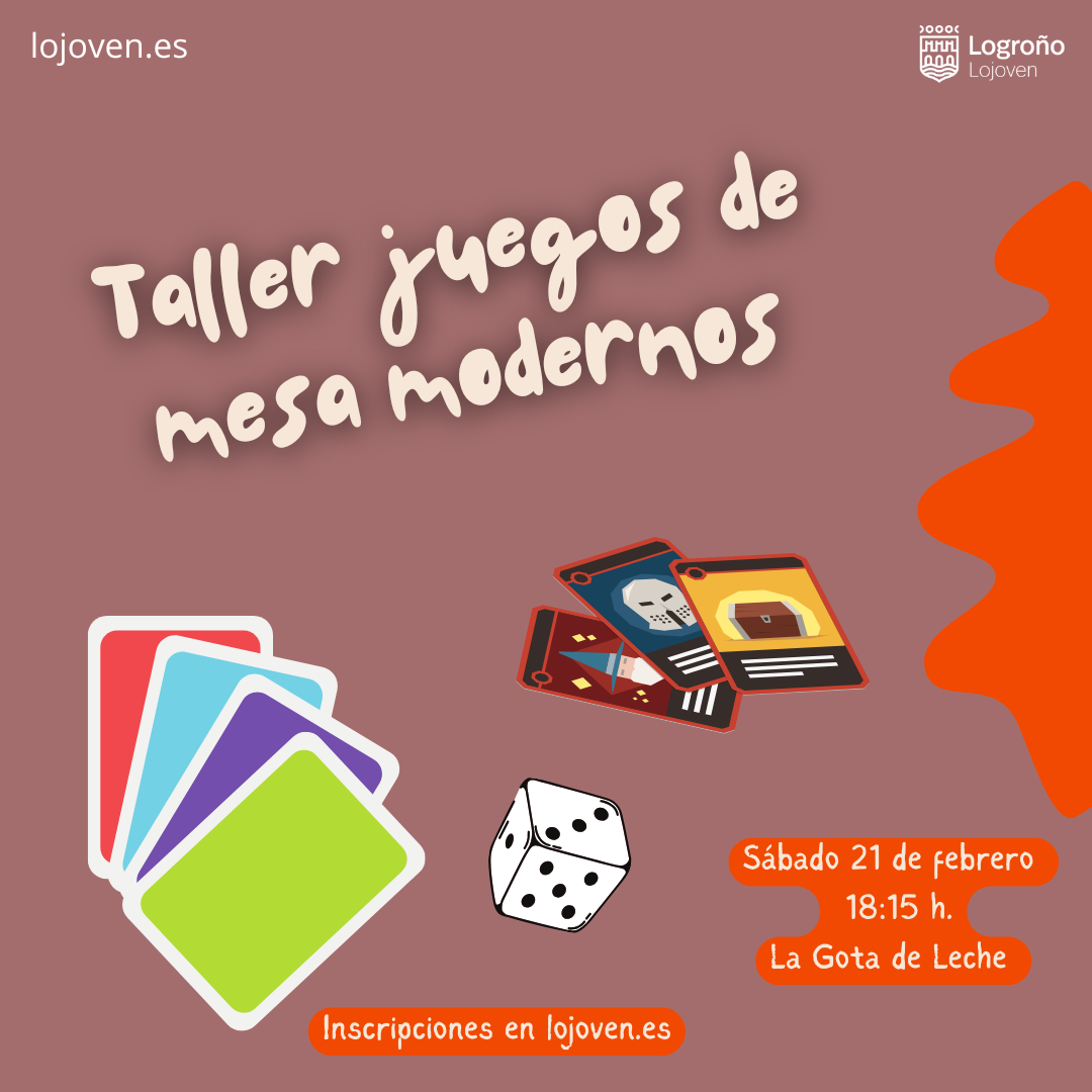 Taller juegos de mesa modernos febrero