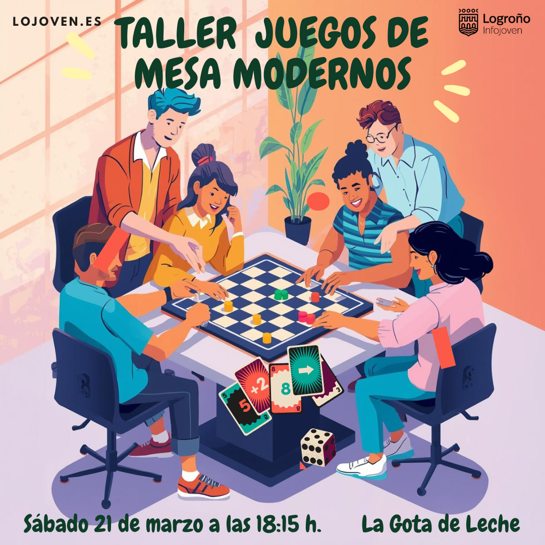 Taller juegos de mesa modernos Marzo