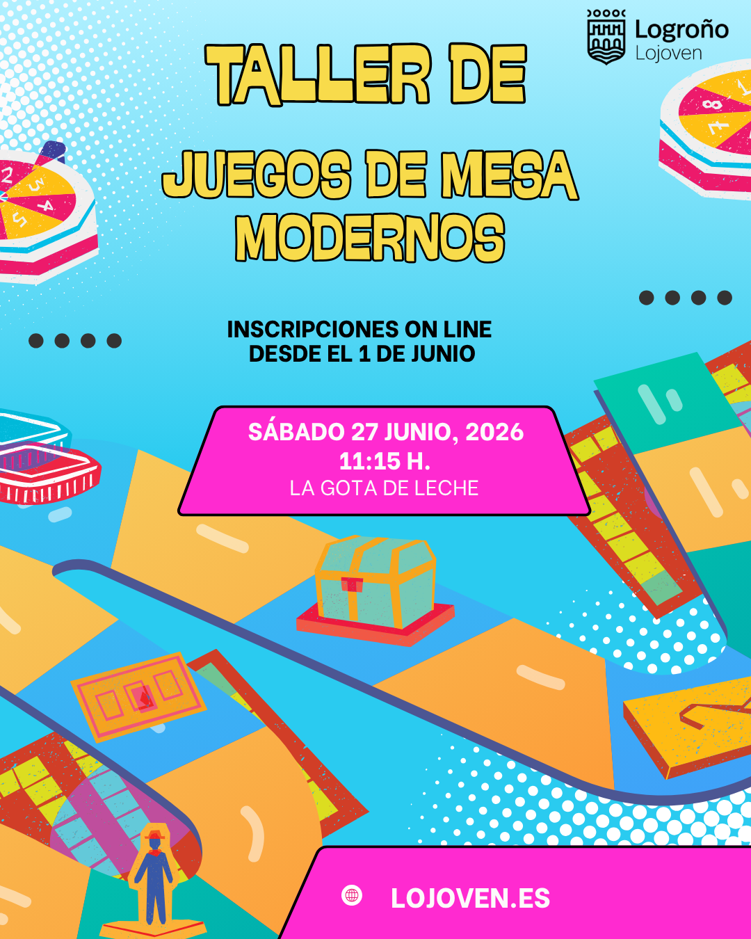 Taller juegos de mesa modernos Junio