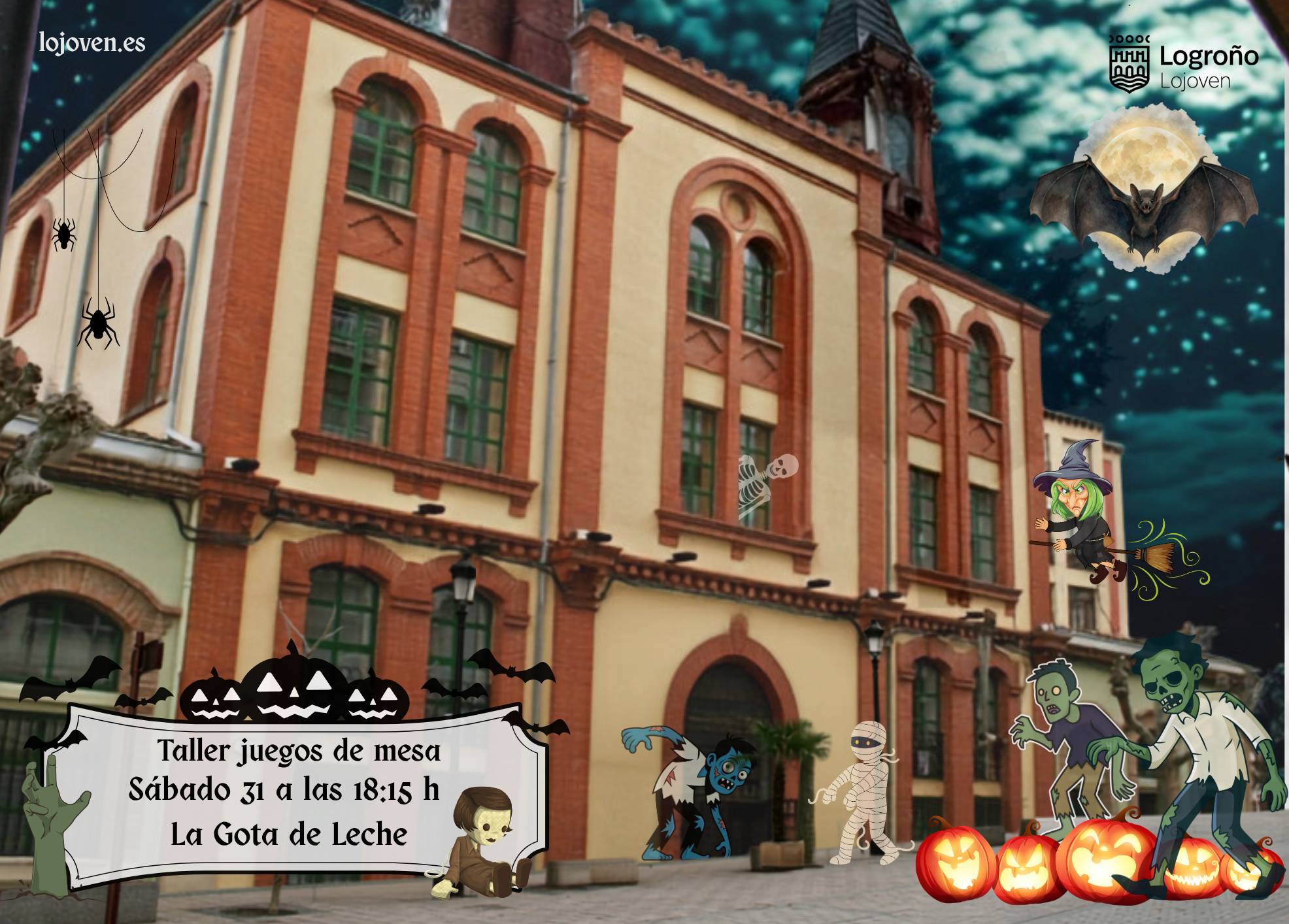 Taller juegos de mesa modernos Especial Hallowen
