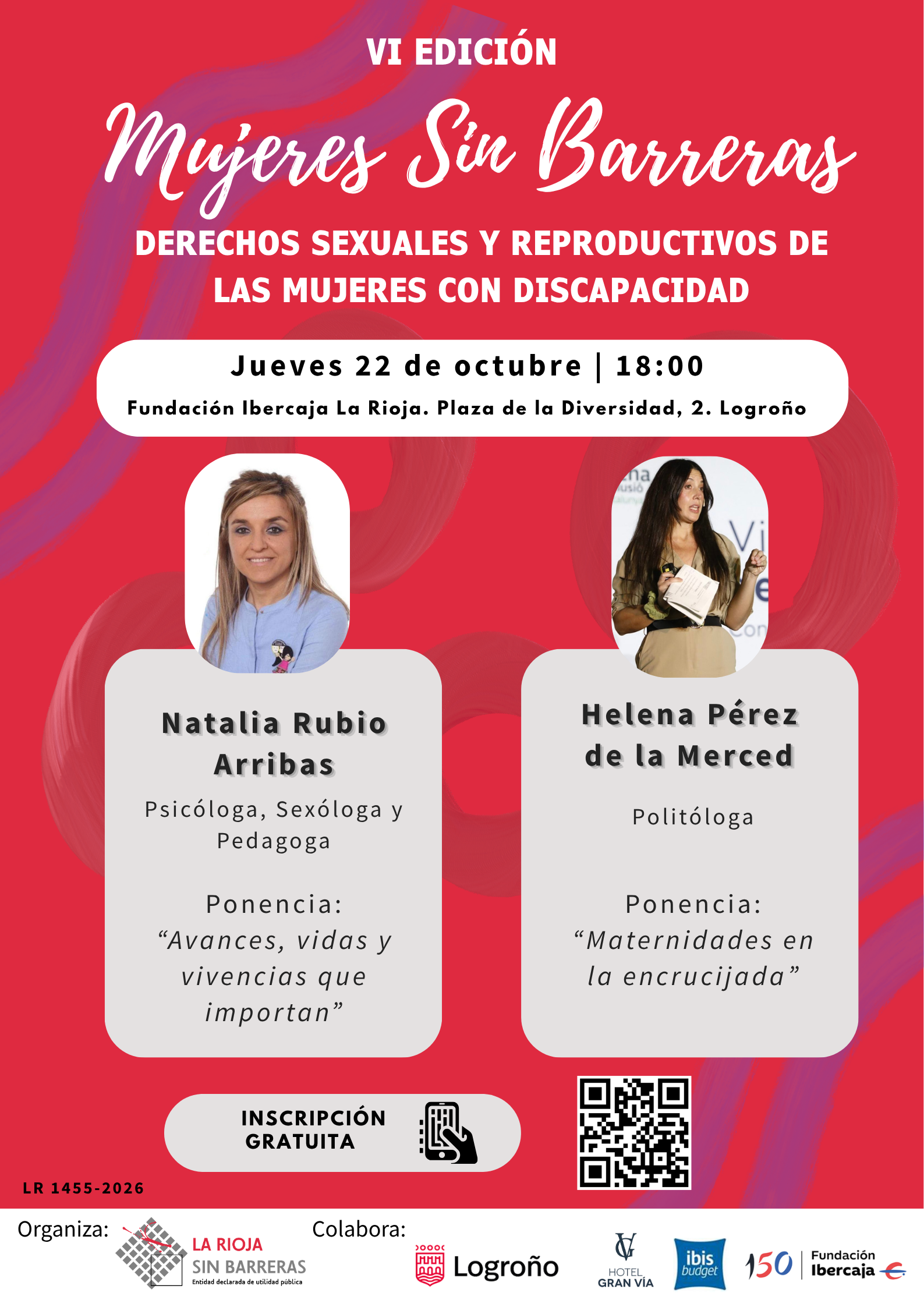 VI Edición Mujeres Sin Barreras: Derechos sexuales y reproductivos de las mujeres con discapacidad
