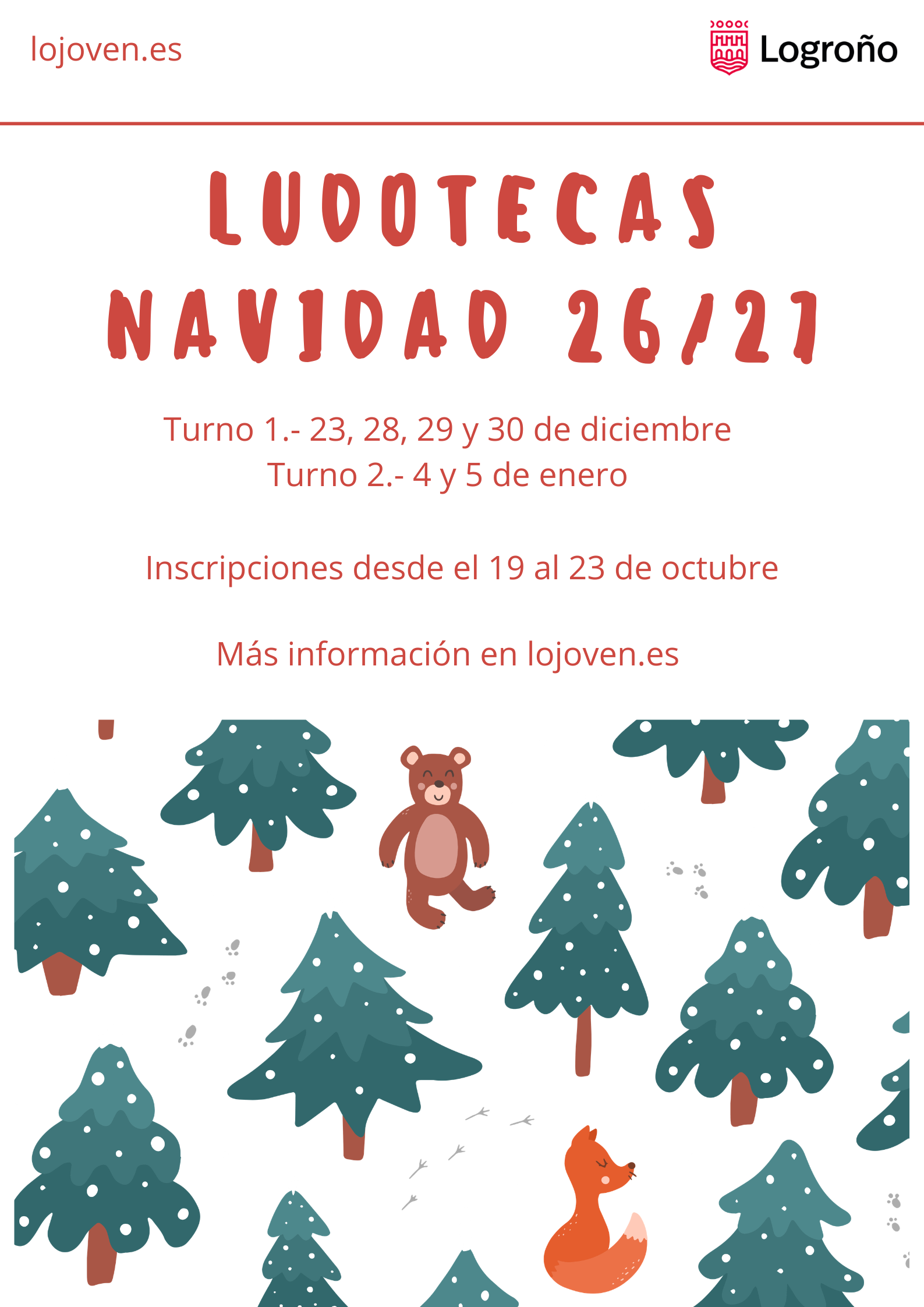 Ludotecas de Navidad 26/27