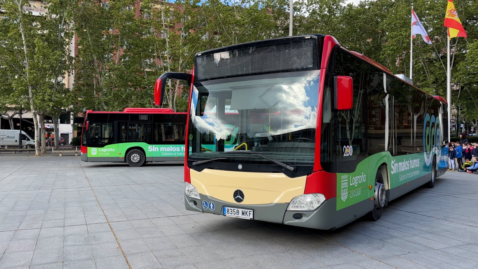 Imagen Cinco líneas del servicio de transporte urbano se verán afectadas mañana miércoles debido a una concentración