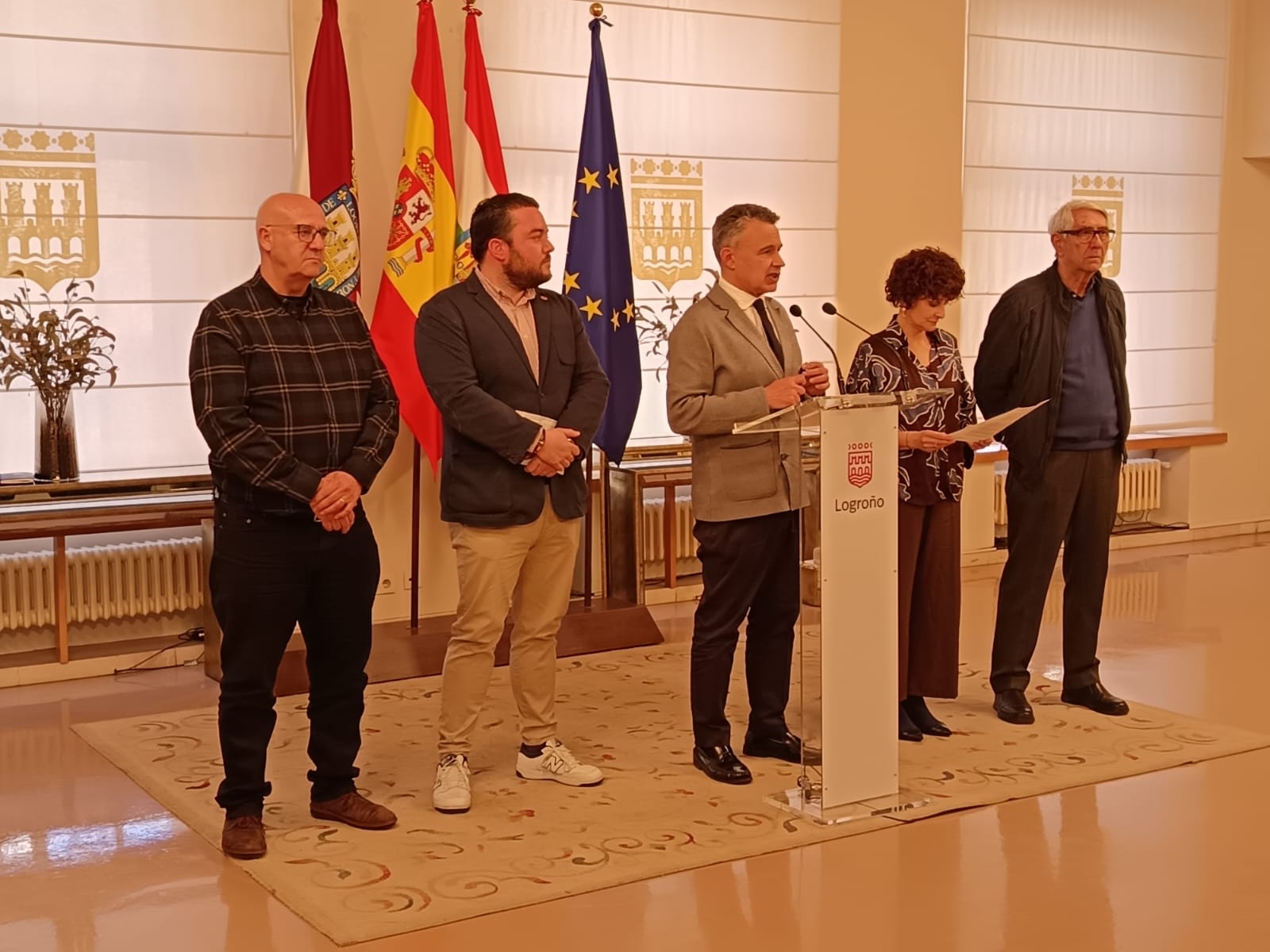Imagen de la rueda de prensa