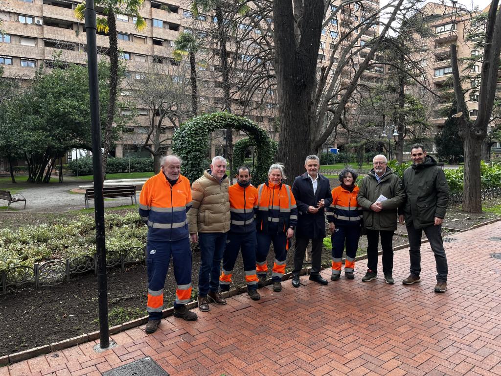 Imagen El Ayuntamiento de Logroño pone en marcha el nuevo servicio ‘Jardineros de parques singulares’