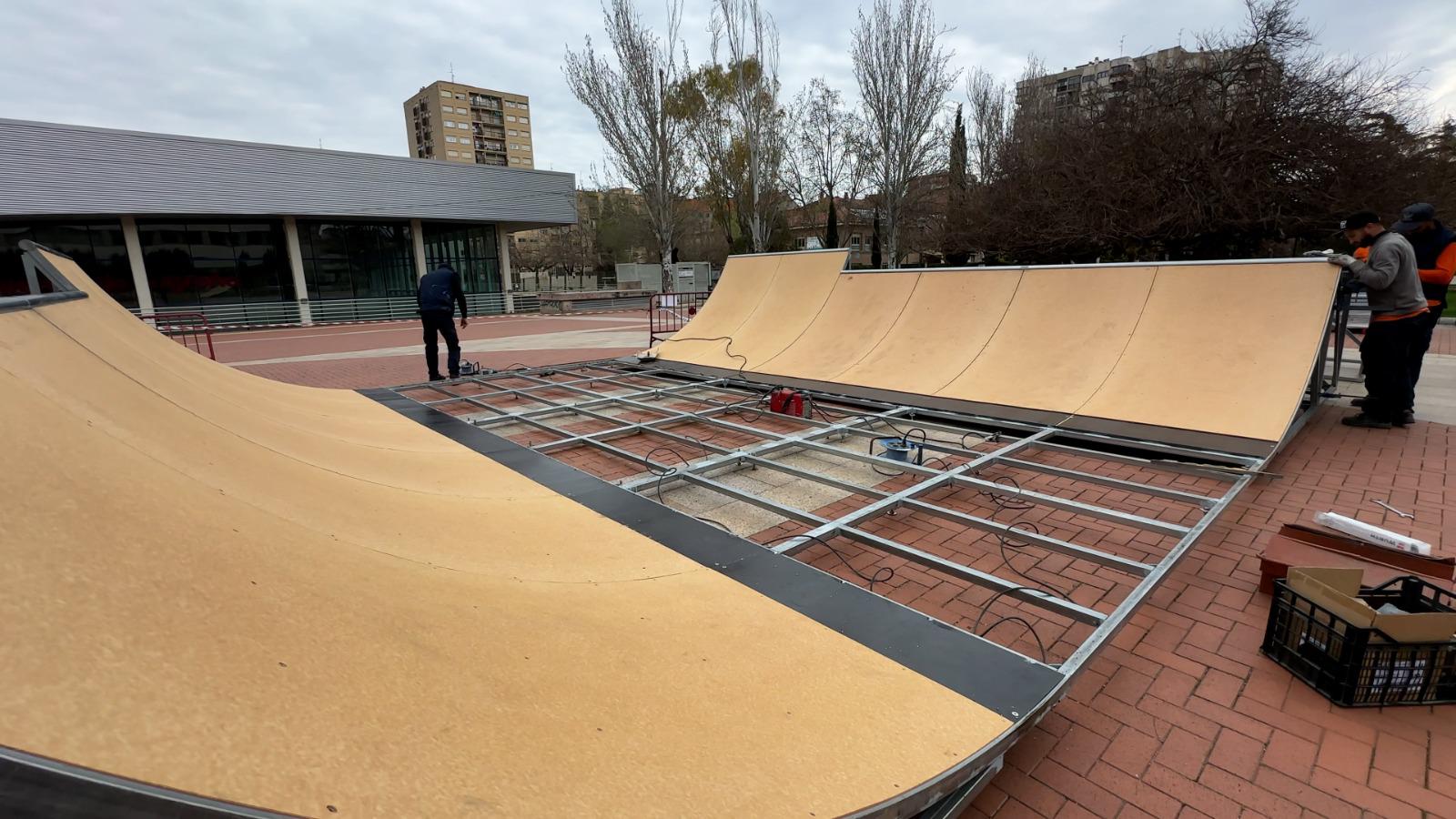 Montaje skatepark