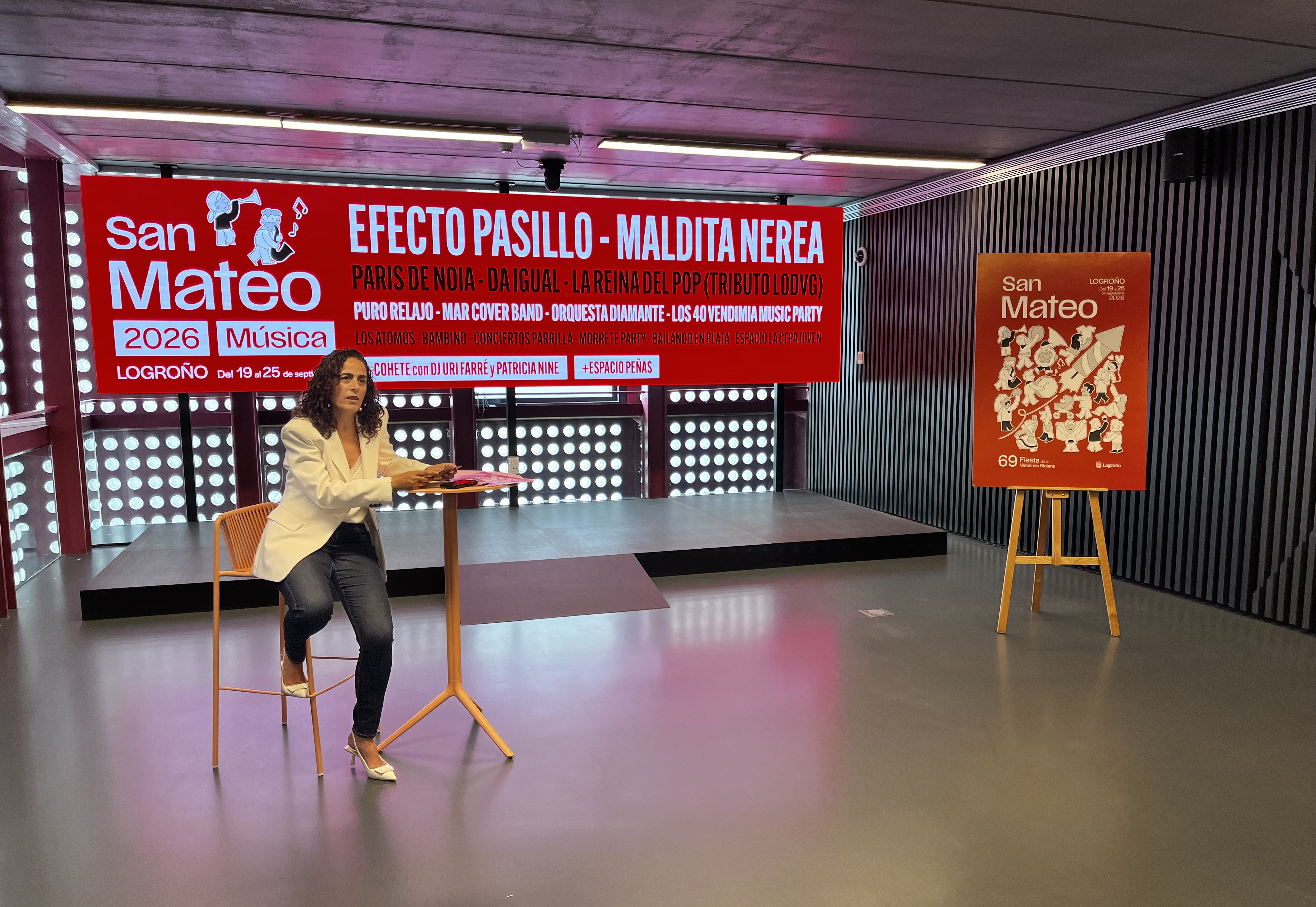 Presentación de la programación musical para San Mateo