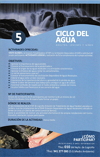 Cartel actividad Ciclo del Agua